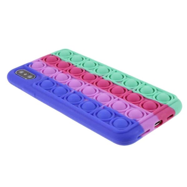 Iphone Xs Popit Cover Regnbue